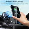 Nillkin 10w Qi無線車の充電器iPhone 12 Pro最大2 Samsung Galaxy S21のための1磁気自動車マウント電話ホルダー