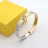 Designer Bracelet For Mens Women Silver Charms Bracelet Gold Letters F Bracelets Gifts Womens Luxury Love Bracelets Jewelry With Box