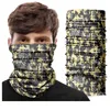 Kamuflażowy opaska na głowę oddychająca BALACLAVA Digital Camo Sport FACEMASK Woodland wielokrotnego użytku Okładka Armia Marpat251S3929067