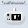 MINI USB Thermeters携帯電話デジタル温度付きLEDディスプレイ非接触​​赤外線温度センサーTypec Hygromer7735168