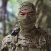 Tactique Camouflage Balaclava Masque Complet CS Wargame Armée Chasse Cyclisme Sport Casque Liner Cap Militaire Multicam CP Écharpe Y21111