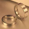 Wedding Rings BONLAVIE Fashion Couple Ring ECG Men And Women Pair Heartbeat Jewelry Wholesale Edwi22