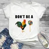 Ne soyez pas un coq Sucker chemise humour sarcastique sucette coq t-shirt Animal graphique drôle haut t-shirts 100% coton 210315