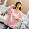 Damen Hoodies Sweatshirts Frauen 2021 Herbst Winter Plus Größe 4XL Langarm Tasche Pullover Hoodie Weibliche Casual Mit Kapuze Sweatshirt