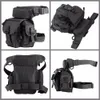 Molle Dropのレッグバッグ1000Dナイロン防水男性の戦術的な範囲バッグウエストパックレッグトラベルベルトバッグハイキング狩猟サイクリング