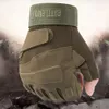 Combat Fingerless Military Gloves Police Outdoor Sports Tactical Knuckle Glove