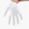 100pcs/bag PE Polyethylene Disposable Transparent Gloves Food Grade Plastic Gloves Catering Beauty Thickened Disposable Gloves 122 V2