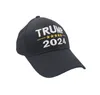 Trump 2024 Chapeau Trump Coton Crème Solaire Casquette de Baseball avec Boucles Réglables Lettres de Broderie Casquette USA Couleur Rouge Noir Extérieur