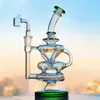 Bägare bas dab rigg hookahs fab äggrök vatten rör tjockt glas vatten bongs klein återvinn oljebong med 14 mm banger