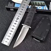 Mini 2021 Cold Steel Samurai 17DB 17T Coltello da stivale Kyoto II Lama fissa 3,25" Punta rinforzata Manico Kray-Ex Guaina Secure-Ex Coltelli da caccia per campeggio all'aperto Strumenti EDC