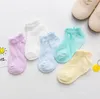 Barns sommar mesh strumpor ultra-tunn deodorant andningsbar ljus elastisk mjuk bekväm lämplig för pojkar tjejer baby kammade bomull socka bra vän av skor