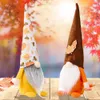 Party Supplies Zbiór Festiwal Decoration Bez twarzy Gnome Plush Lalka Dziękczynienia Halloween Home Elf Ozdoby Dzieci Prezenty XBJK2107