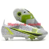 Mens low ankle Soccer Shoes Mercurial Superfly XIV 8 Elite SG PRO Anti Clog Cleats Outdoor Neymar ACC Football Boots Ronaldo CR7