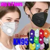 12 färger kn95 FFP2 mask med ventil fabriksförsörjning detaljhandelspaket vuxen 6 lager ansikte återanvändbar aktivt kol Respirator Mascherine
