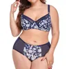 NXY sexy setbeauwear brasil  lingerie feminina cueca set taglia grande calcinha 46 48 50 52 54 56  reggiseno ultra sottile plus size D 1128