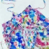 Moda renkli bikini set ev tekstil güzel kravat boyalı yular mayo kadın deniz yüzme banyo takım elbise 7076868