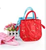 2021 fruit Large Wedding Party Gift Bags with Handles Coin Purse Woman Chinese Silk Drawstring Packaging Bags 22x22 cm 35pcs/lot