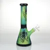 10 "Sandblasting szklane zlewki Bong Fajki wodne Pipe Water Catcher DAB Oil Rigns Tobacco Bongs Bubbler 14mm Bowl