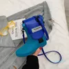Bolso de hombro para mujer Diseño de botas de lluvia de moda Textura suave de silicona Teléfono móvil de moda mini bandolera Pequeño cumpleaños exquisito Navidad