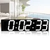 Wall Clocks Remote Control Oversize Led Clock 3D Big Screen Digital Timer 6 Digits Stopwatch Countdown Alarm