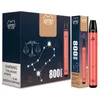 Autentisk vapen plus 800 puffar engångsvapspenna e-cigaretter satser 550 mAh batteri 3,5 ml kapacitet ånga Zodiakutgåva bärbar förångare Förfyllda staplar ånga