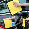 Super Absorbent Dishcloth Family Cleaning Towel Coral Velvet Double Sided Thickened Car Wash Towels 30*30cm T500969