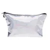 Newwomen Cosmetic Bags Лазерная искусственная кожаная сумка для макияжа портативная молния сцепления чехол для туалета Водонепроницаемые туалетные модные сумки EWC7186