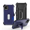 3 in 1 Hybrid Defender Phone Cases For Motorola Moto G Power G Play 2021 With Belt Clip A