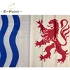 Bandeira de Nouvelle-Aquitânia França 3 * 5ft (90cm * 150cm) Bandeira de poliéster Banner Decoração Flying Home Garden Flag Festivo