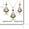 Collar de aretes Sophiaxuan Guam Jewelry Sets colgante colgante y establecido diseño al por mayor de oro con oro para mujeres