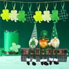 NEWIrish Days Party Decor Patrick's Day Doll Faceless Elderly Green Clover Dolls Saint Patricks Gifts CCB12142