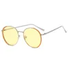 luxury- Round Kids Sunglasses Boy Girl Fashionable Metal Shade Eyewear Baby Outdoor Accessories Sun Glasses UV400