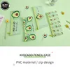 Sacs à crayons Avocado Bag Case kawaii mignon Box Box Storage Transparent bureau / SCHOOL FOURNES SPAZERIE