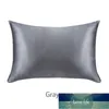 İpek Saten Yastık Kılıfı 12 Katı Renkler Soğutma Zarf Yastık Buz Silkler Cilt Dostu PillowsLip Yatak Malzemeleri DFF1750 Fabrika Fiyat Uzman Tasarım Kalitesi