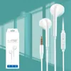 Auricolari per telefono cellulare cablati 3,5 mm Universal Smart Call Ascolto dal vivo Sintonizzazione di brani Tappi per le orecchie in-ear