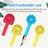 Bomboniera Bolla Tappo per penna Decompressione Fidget Toys Spinta in silicone Semplice fossetta Spremere Cancelleria Stress Alleviare lo stress Per studenti Adulti Bambini