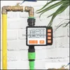 Équipements d'arrosage Fournitures de jardin Patio, Lawn Home Matic Timer Smart Grand écran Affichage numérique Outil de synchronisation Arroseur pour l'irrigation S