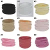 DIY hair hoop Accessories Baby headbands Children Girls Soft Spandex Nylon Skinny Very Stretchy Infant Toddler Headwear M3689