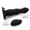 Fjärrkontroll Anal Plug Dildo Vibrator Man Prostata Massager Butt Plug P Spot Vibrator Sexleksaker för Män Gay Masturbator 210616