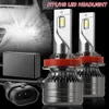 2 pièces Super lumineux 5500LM phares de voiture H8/H11 LED Auto lumières ampoule 110W 12-24V lampe 6000-6500K IP67