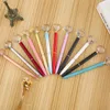 Newcreative Heart Diamond Ballpoint Pen Crystal Glass Metal Ball Pennor Fashion School Office Supplies RRA10923