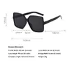 Nouvelle mode unisexe lunettes de soleil carrées surdimensionnées rétro grand cadre lunettes de soleil à dessus plat nuances de luxe UV400 lunettes de protection5479465