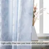 ベッドルームのリビングの窓の窓の贅沢なモダンな葉のパターン装飾遮光カーテン灰色の茶色カスタム210712