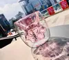 Новые Starbucks Sakura Pink Cat Cost Claw Glass Cup Cherry Series двойной прозрачный кофе кружка 178 мл для сока молочный пиво