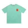 2023 T-shirts de créateurs pour hommes T-shirts à manches courtes en coton imprimé alimentaire High Street Casual M10