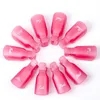 Braçadeira de remoção de prego falso colorido 10 pcs plástico armadura armadura clipe nail art ferramentas para salão de beleza