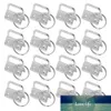 50pcs matériel de tissu de bricolage porte-clés matériel de bracelet porte-clés avec porte-clés pour accessoires de sangle de bagage de longe (25mm, argent)