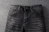 new design mens designer jeans slimleg vintage fold bleached style hole fashion mens jeans slim motorcycle biker causal mens hip h262U