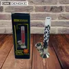 D&K straight glass pipe pyrdex thick hand pipe Pocket Size for Tobacco Smoking Accessories with Metal bowl Exclusive 130mm 5.12 inch