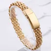 Fashion Mens Stainless Steel Luxury Gold Chain Bracelet Classic Casual Jewelry Boyfriend Groom Gift